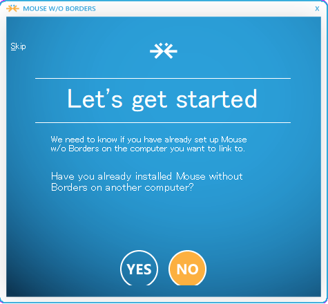 Mouse Without Borders メインPC